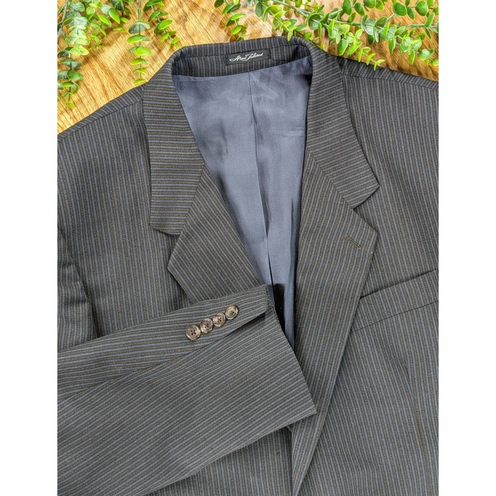 RARE🇮🇹Vtg Vittorio Veneto 44 IV Trevira Wool Blazer Jacket HandTailored Milano